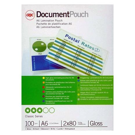 GBC Laminierfolien höchster Qualität (A6, 100 Stk., 80 µm) (IB585067)