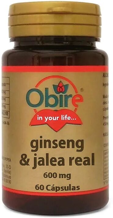 Obire GINSENG E GELEIA REAL 600MG 60 Caps