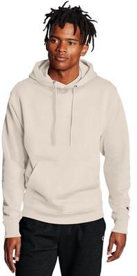 Champion S700 Powerblend Hooded Sweatshirt in Sand size XL   Cotton Polyester