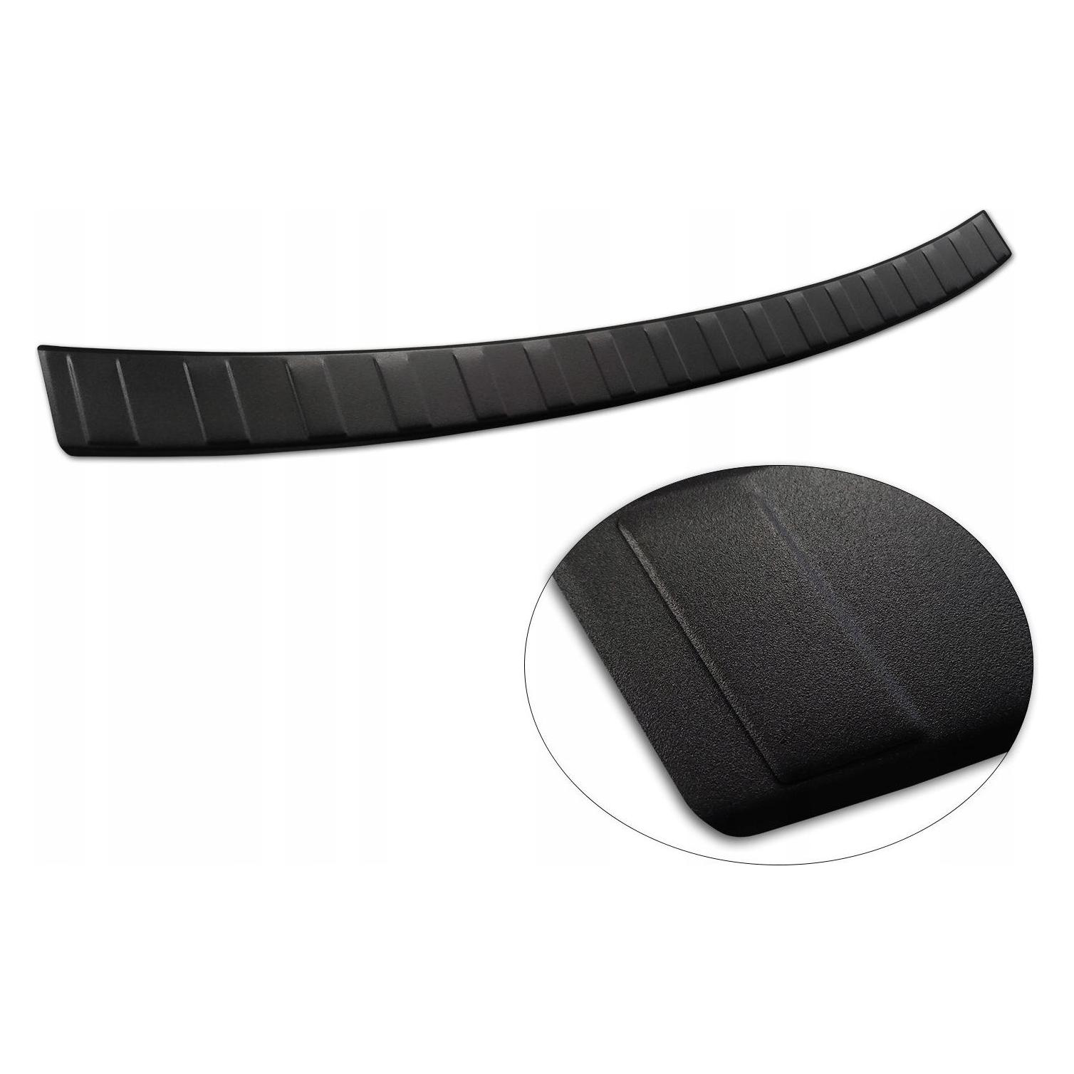 Konjac Sponge Matt Schwarz Edelstahl Heckstossstangenschutz (AVI-240335)