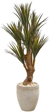 Nearly Natural "50"" Yucca Artificial Tree in Planter UV Resistant (Indoor/Outdoor)"