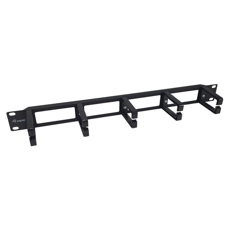 Equip 19" Kabelmanagement Panel Ausstattung 1HE schwarz