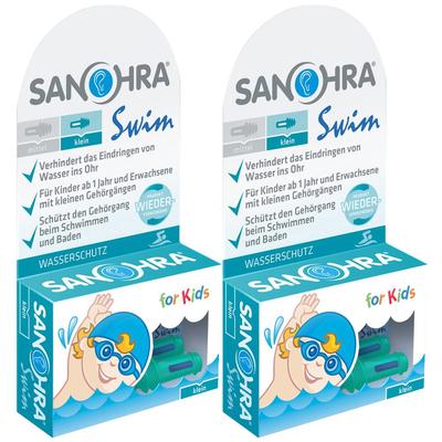 Sanohra swim Ohrenschutz f.Kinder x2 2x2 St Ohrstöpsel
