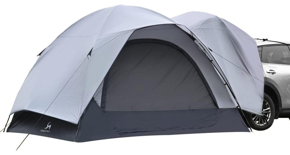 Kuppelzelt Campingzelt Familienzelt - 3 x 3 m - Wasserdicht - 4 Personen - Für Heckzelt am Auto