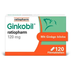 GINKOBIL ratiopharm 120 mg Filmtabletten 120 St