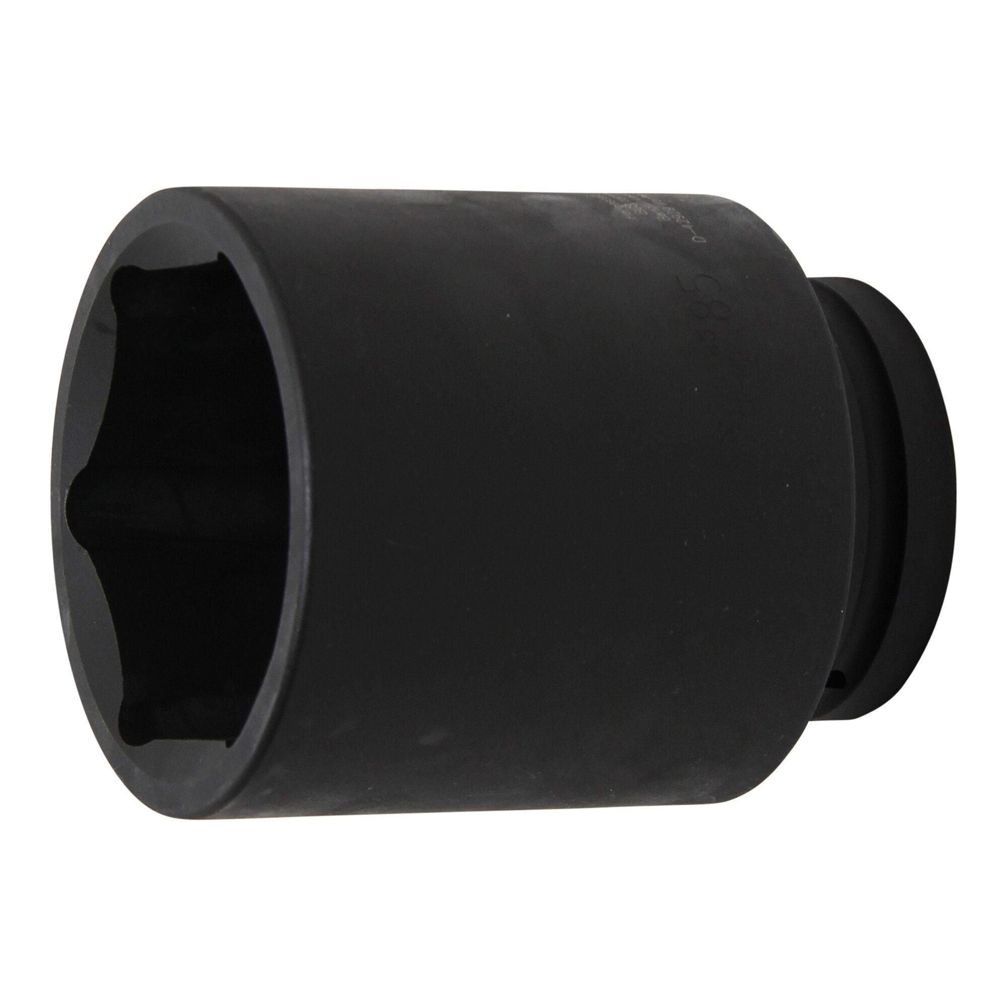 BGS Kraft-Steckschlüssel-Einsatz Sechskant, tief 5500-85, Antrieb Innenvierkant 25 mm (1"), SW 85 mm ; BGS technic)