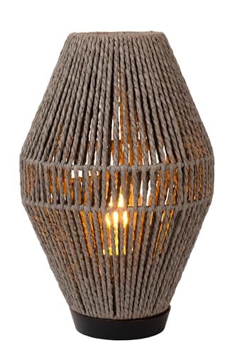 Lucide 34543/01/36 tafellamp van grijs papier