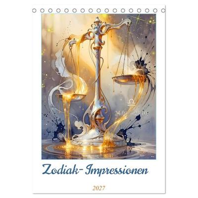 Zodiak - Impressionen (Tischkalender 2027 DIN A5 hoch), CALVENDO Monatskalender