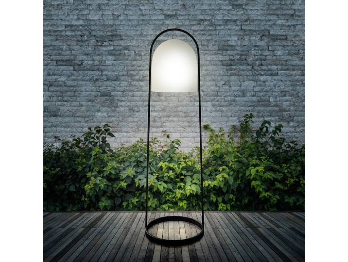 PLEASE WAIT to be SEATED Solarleuchte SUNLIGHT, 100 cm, IP65 SunLight, dimmbar, weiß / opal, Metall, Modern, Solarleuchte