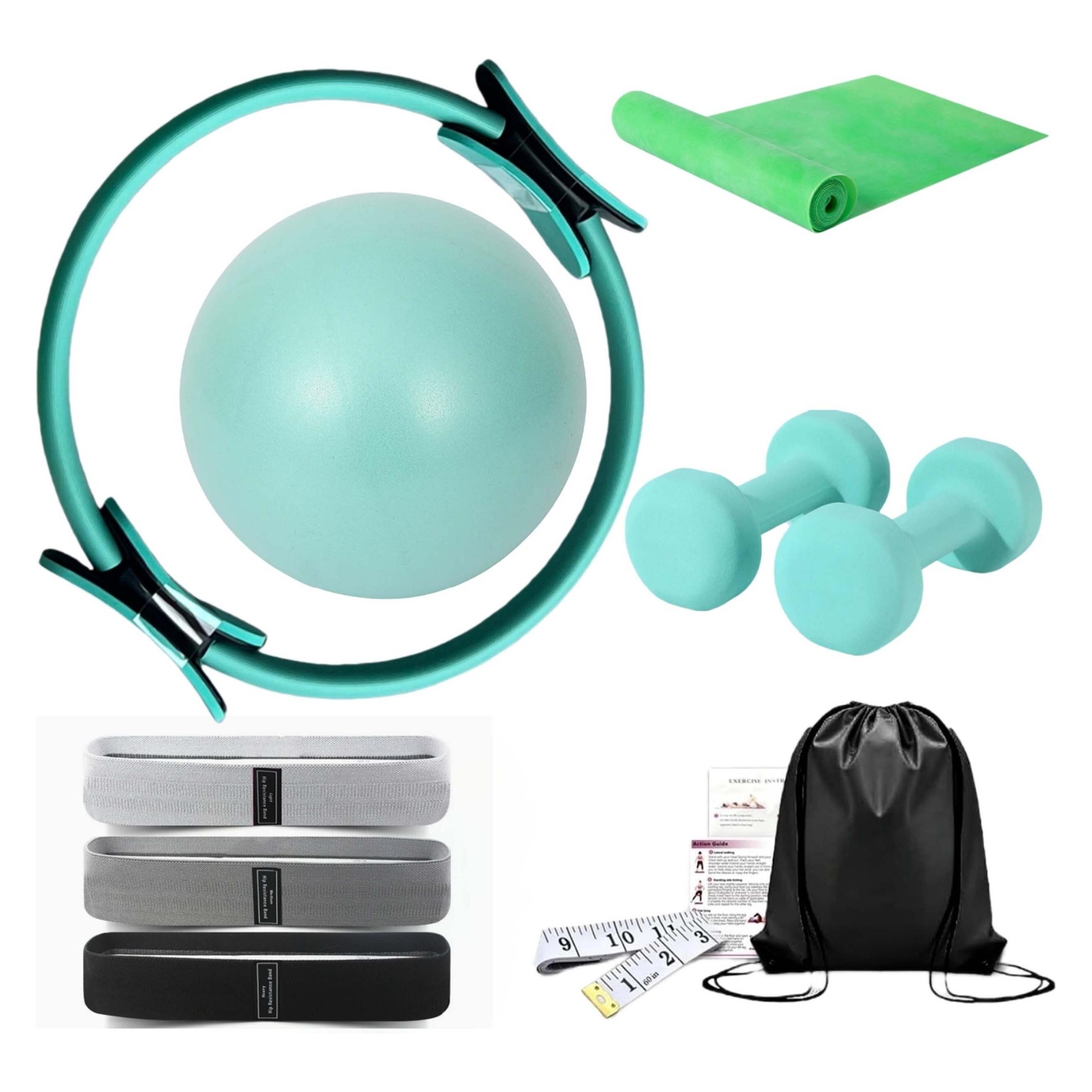 Relaxdays 11-tlg. Pilates-Set (4052025806637)