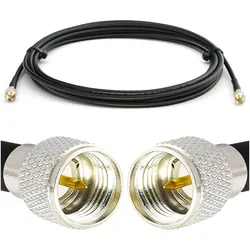 Rangeful Mini UHF Male to Mini UHF Male 20m RG58/U Coaxial Cable RG58-MUHFM-MUHFM-20, Antennenkabel