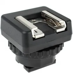 JJC Adapter für Zubehör mit Standard-Aufsteckfuß an Sony Camcorder bzw. Videokamera mit Multi Interface Shoe (MIS) - entspricht Sony ADP-MAC