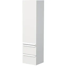 Naturel Pavia Badezimmerschrank hoch 40x155x35 cm weiß matt PAVIA3V40DVPBI