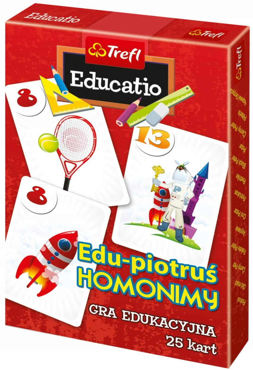 Trefl Karty Edu Petr - Homonymie Educatief Spel
