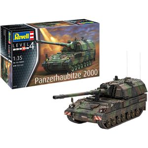 Revell Modellbausatz 03279 Panzerhaubitze 2000, 214 Teile, Level 4, ab 12 Jahre, Maßstab 1:35