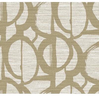 Seabrook Designs Pendelton Abstract Non-Woven Unpasted Wallpaper