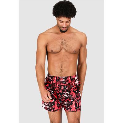 Boxershorts LOUSY LIVIN, Herren, Gr. S, bunt (schwarz, rot), 100% Baumwolle, Unterhosen, mit kreativen Allover-Prints