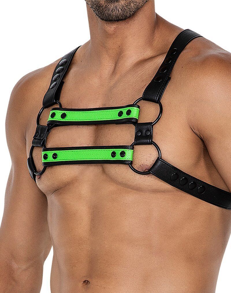 CUT4MEN Harnais 4WAY - Vert Flamboyant