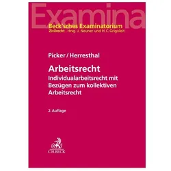 Picker:Arbeitsrecht, Fachbücher von Carsten Herresthal, Christian Picker, Matthias Thume, Christoph Grigoleit, Hans Christoph Neuner
