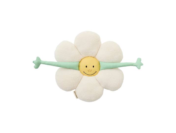 Kid s Concept Coussin Blomma Blanc-vert-jaune'