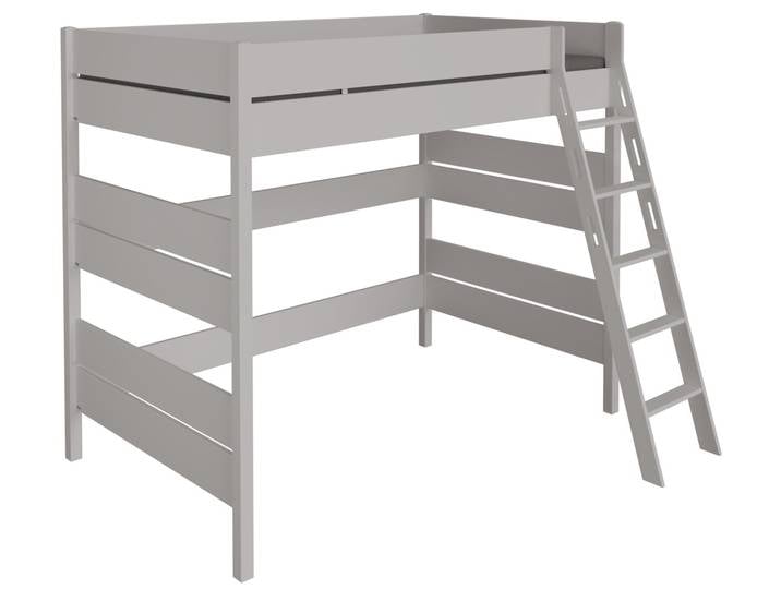 Paidi Hochbett TIAGO, grau, Holznachbildung