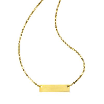 Kette mit Anhänger FIRETTI "Schmuck Geschenk Halskette", gold (gelbgoldfarben), Halsketten, Damen, Edelstahl, L: 47