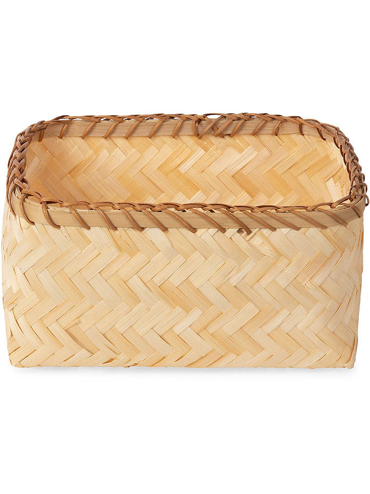 Compactor Aufbewahrungskorb "Halong" in Beige - (B)26 x (H)19 x (T)12 cm - onesize
