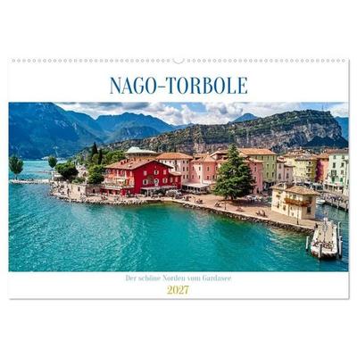 Nago-Torbole, der schöne Norden vom Gardasee (Wandkalender 2027 DIN A2 quer), CALVENDO Monatskalender