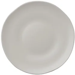 RiNART - Teller RiNART Kayla, flach, Ø 22,5 cm, Set á 6 Stück, cream, Porzellan