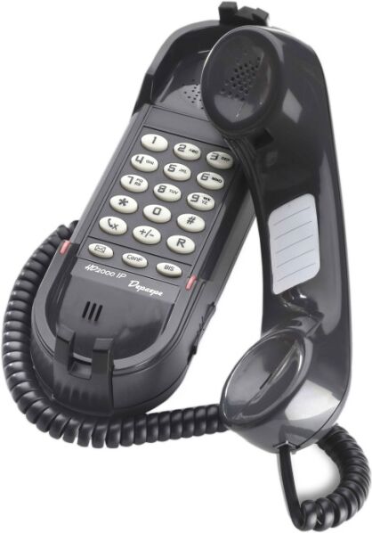 Depaepe HD2000 SIP avec clavier anthracite   Téléphone filaire Poste téléphonique de sécurité SIP, clavier