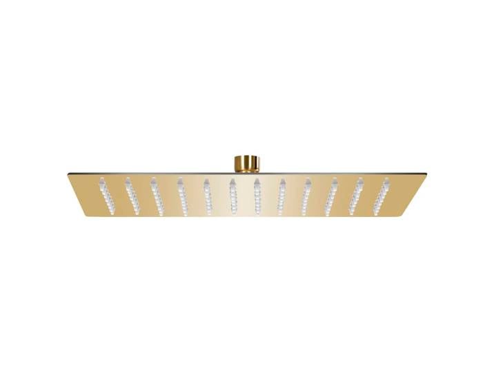 Vidaxl Regenduschkopf rechteckig 30x20 cm Edelstahl goldfarben