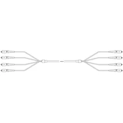 EFB O8439.1 U-DQ(ZN) BH G657A 9/125μm SC-APC/SC-APC 8E 1,0m O84391