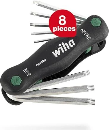 Wiha Multitool PocketStar 363 P8 Sechsrund (schwarz, 8 Werkzeuge)
