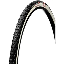 CX-Reifen Grifo TE Handmade Tubular, Challenge, TE-Series, 320 TPI, PPS Pannenschutz, Soft-Compound, Reifenflanke: weiß, für 20-28 mm Felgenbreite Empfohlener Reifendruck 1.8-2.8 bar (max. 6), Größe: 30-622, Farbe: Schwarz/weiß, Gewicht: 40