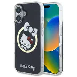 Hello Kitty IML Fun Bow MagSafe - Hülle für iPhone 16 (schwarz)
