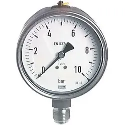 LANDEFELD Chemie-Manometer senkrecht senk.100mm, 0-6bar MS 6100 ES