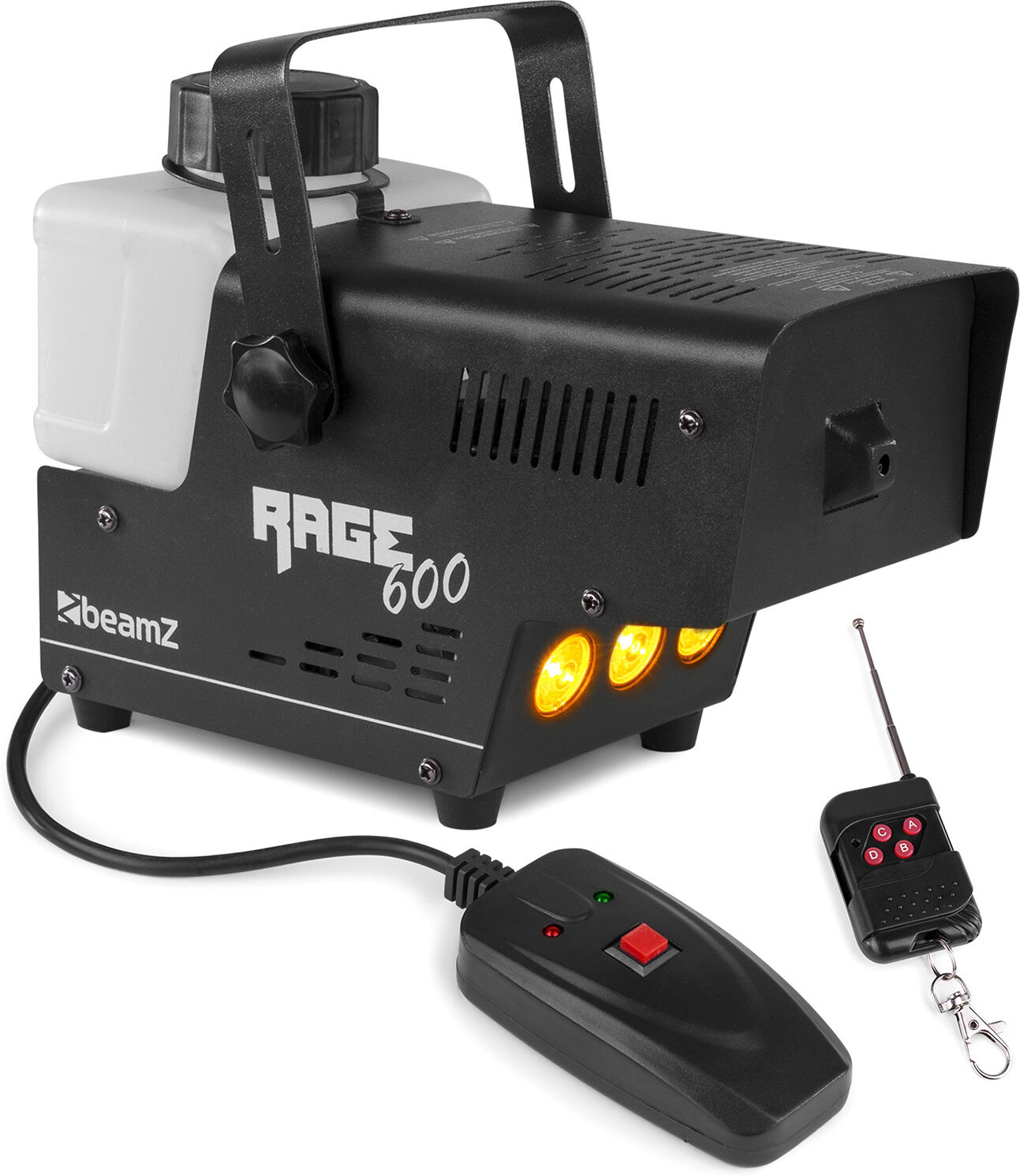 Beamz Rage 600led Nebelmaschine Mit Wireless Controller