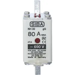 SIBA NH-Sicherungseinsatz 63A NH00 gG 690V 2020913.63