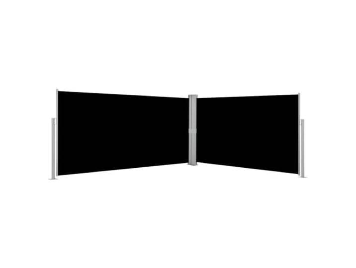 vidaXL Auvent latéral rétractable Noir 160 x 600 cm