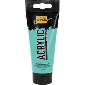 Kreul Acrylfarben 84139 Solo Goya Acrylic, türkisblau hell, 100 ml