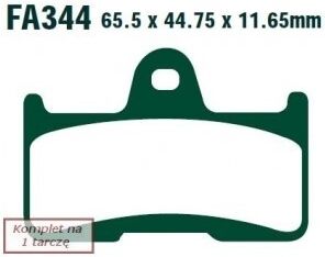 EBC Brakes FA344TT Bremsbeläge