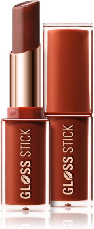 Revolution Pout Lip Gloss Stick moisturising glossy lipstick shade Shimmer Toasted Caramel 3 g