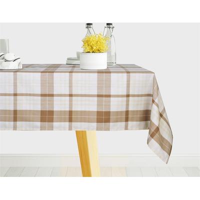 Tischdecke OTTO HOME "Candise" Gr. 2, beige, B:170cm L:130cm, Polyester, Tischdecken, Tischdecke, verschiedene Größen, Tischdecke, Überwurf, Tischdeko, Karomuster