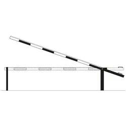 Moravia, Absperrung, COMPACT Systemschranke 5500 mm Mit Gegengewicht und Auflagepfosten