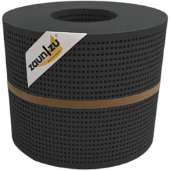 zaun zu® Sichtschutzstreifen PP Premium Gelocht 30 Prozent Streifen Anthrazit 26m