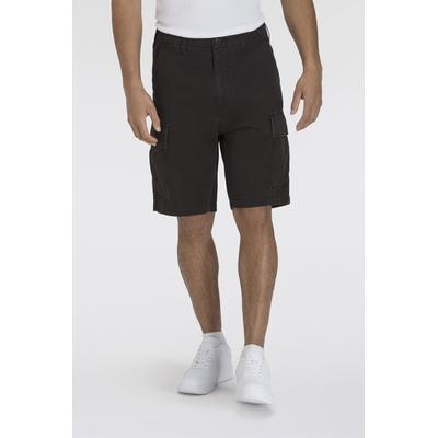 Cargoshorts LEVI'S "CARRIER CARGO", Herren, Gr. 31, N-Gr, schwarz (meteorite), Denim/Jeans, Obermaterial: 100% Baumwolle, bequem knielang, Hosen, Sommerhose