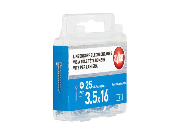 Ayce Linsenkopf-Blechschraube 16 mm