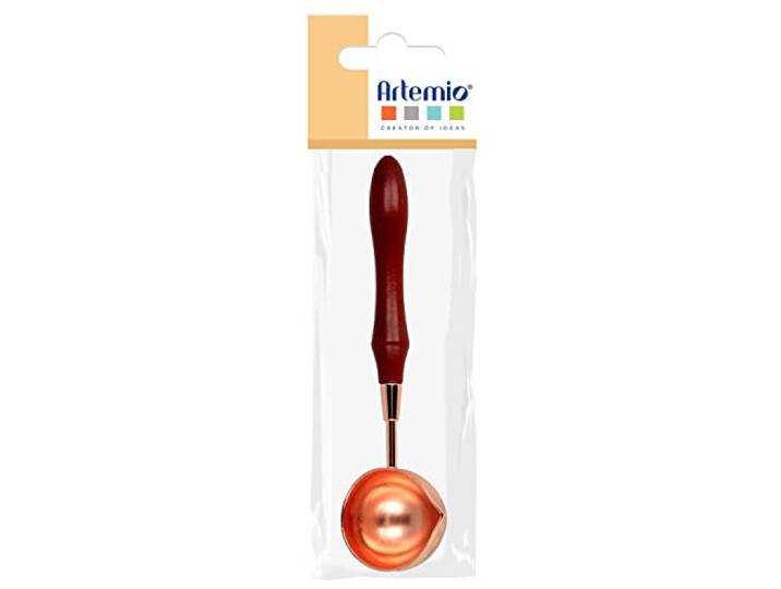 MELTING SPOON FOR WAX WOOD HANDLE