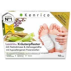 Lexirin Kräuterpflaster mit Nattokinase & Ashwagandha 10 St