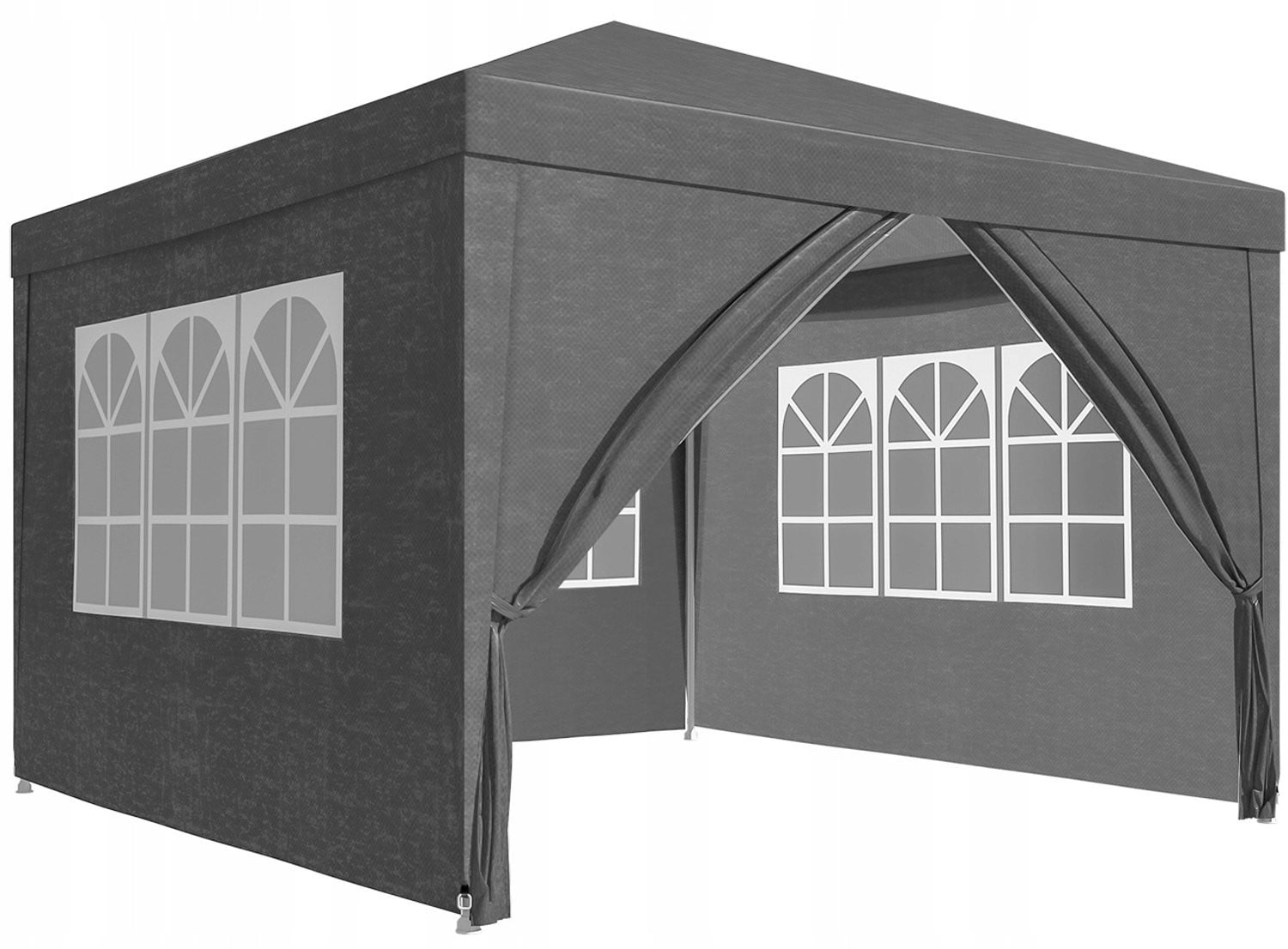 Stevig Tuinpaviljoen 3x3m - Waterdicht & Inclusief Zijwanden